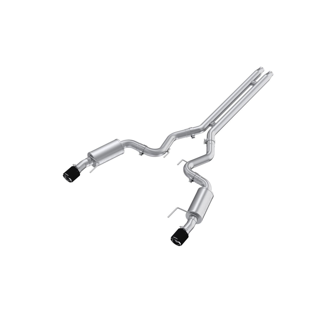 MBRP S72513CF - 2024-Up For Mustang GT S650 5.0L Armor Pro T304SS 3 Inch Cat-Back Dual Split Rear With CF Tips Street Version MBRP