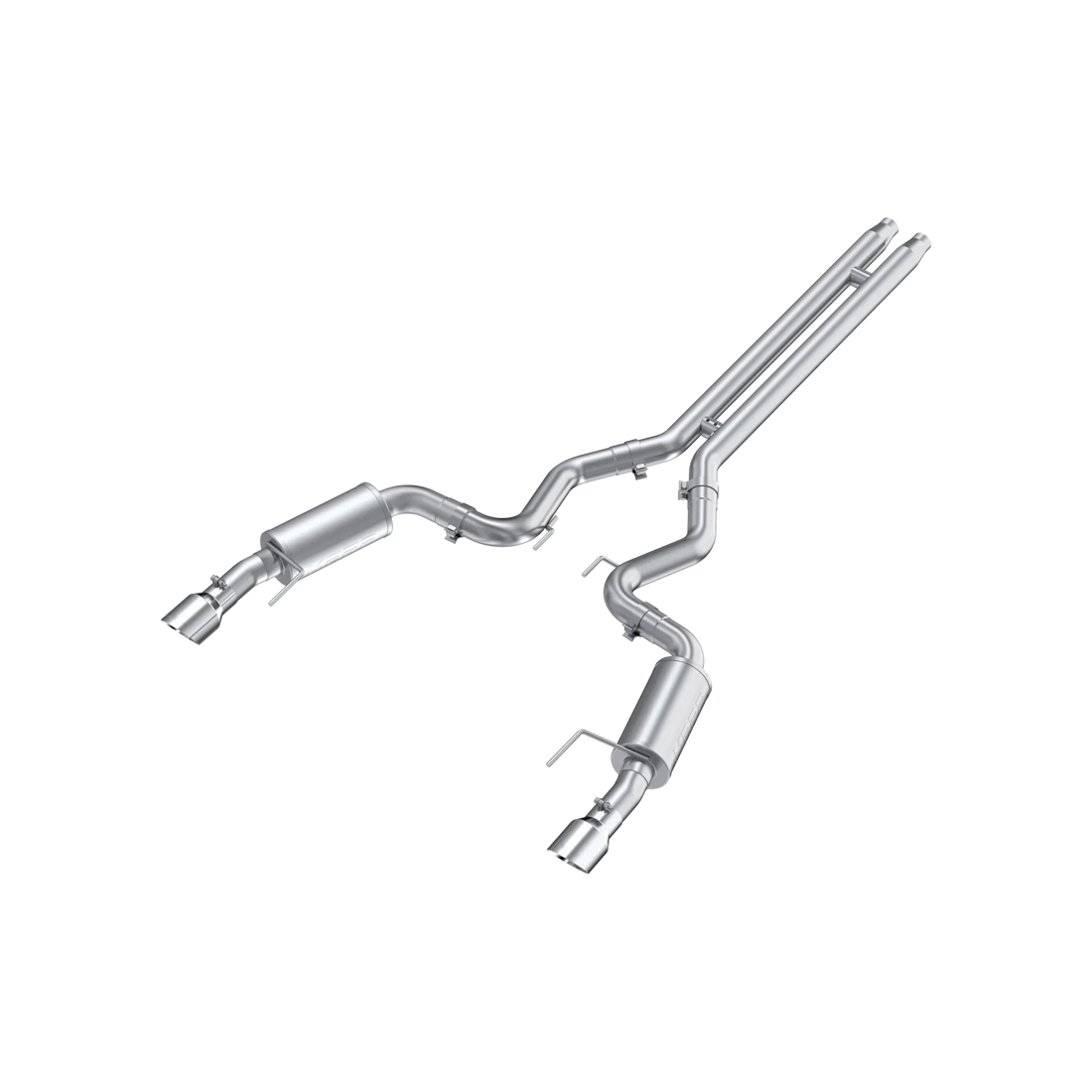 MBRP S7251AL - 2024-Up For Mustang GT S650 5.0L Armor Lite Aluminized Steel 3 Inch Cat-Back Dual Split Rear Street Version MBRP