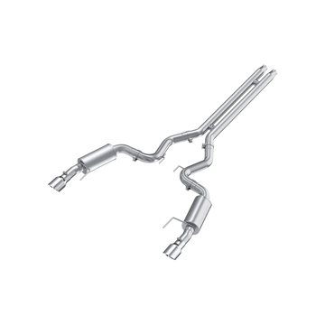 MBRP S7251AL - 2024-Up For Mustang GT S650 5.0L Armor Lite Aluminized Steel 3 Inch Cat-Back Dual Split Rear Street Version MBRP