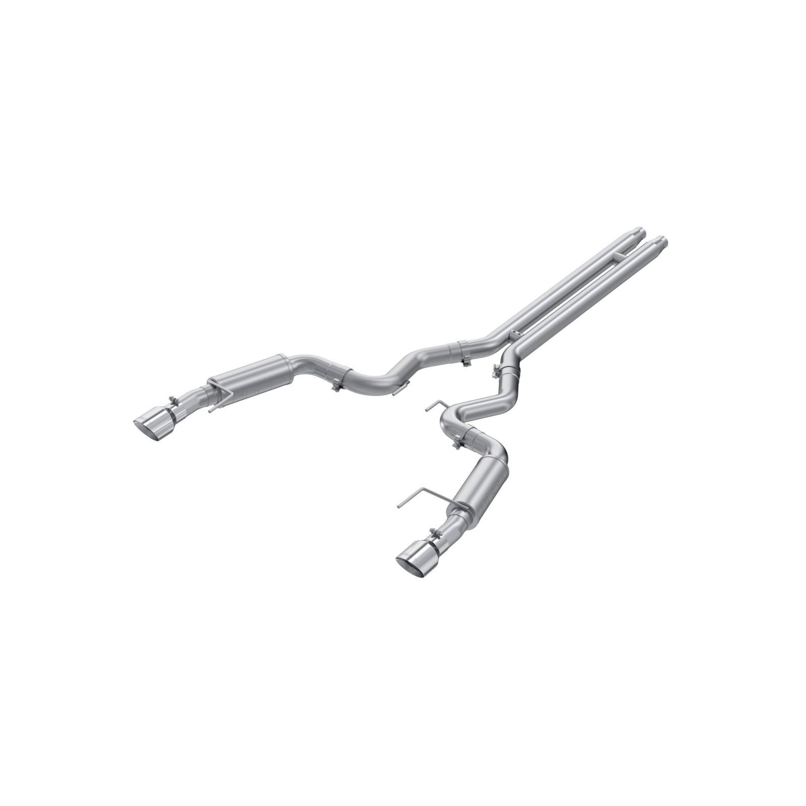 MBRP S7253AL - 2024-Up For Mustang GT S650 5.0L Race Version Armor Lite Aluminized Steel 3 Inch Cat-Back Dual Split Rear MBRP