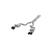 MBRP S72553CF 3 Inch Cat-Back Exhaust System Armor Pro T304 Stainless Steel Quad Rear Exit Carbon Fiber Tips