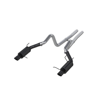 MBRP S7258BLK 3in Cat Back Exhaust Dual Split Rear Street Version Armor BLK