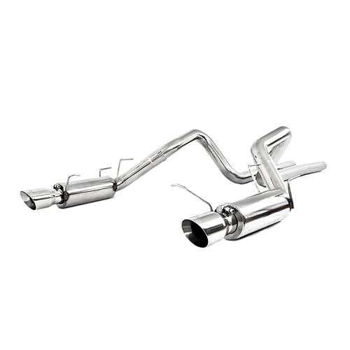 MBRP S7260304 3 Inch Cat Back Exhaust System Dual Split Rear Race Version 4.5 Inch Tips T304 Stainless Steel