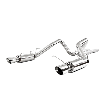 MBRP S7260304 3 Inch Cat Back Exhaust System Dual Split Rear Race Version 4.5 Inch Tips T304 Stainless Steel