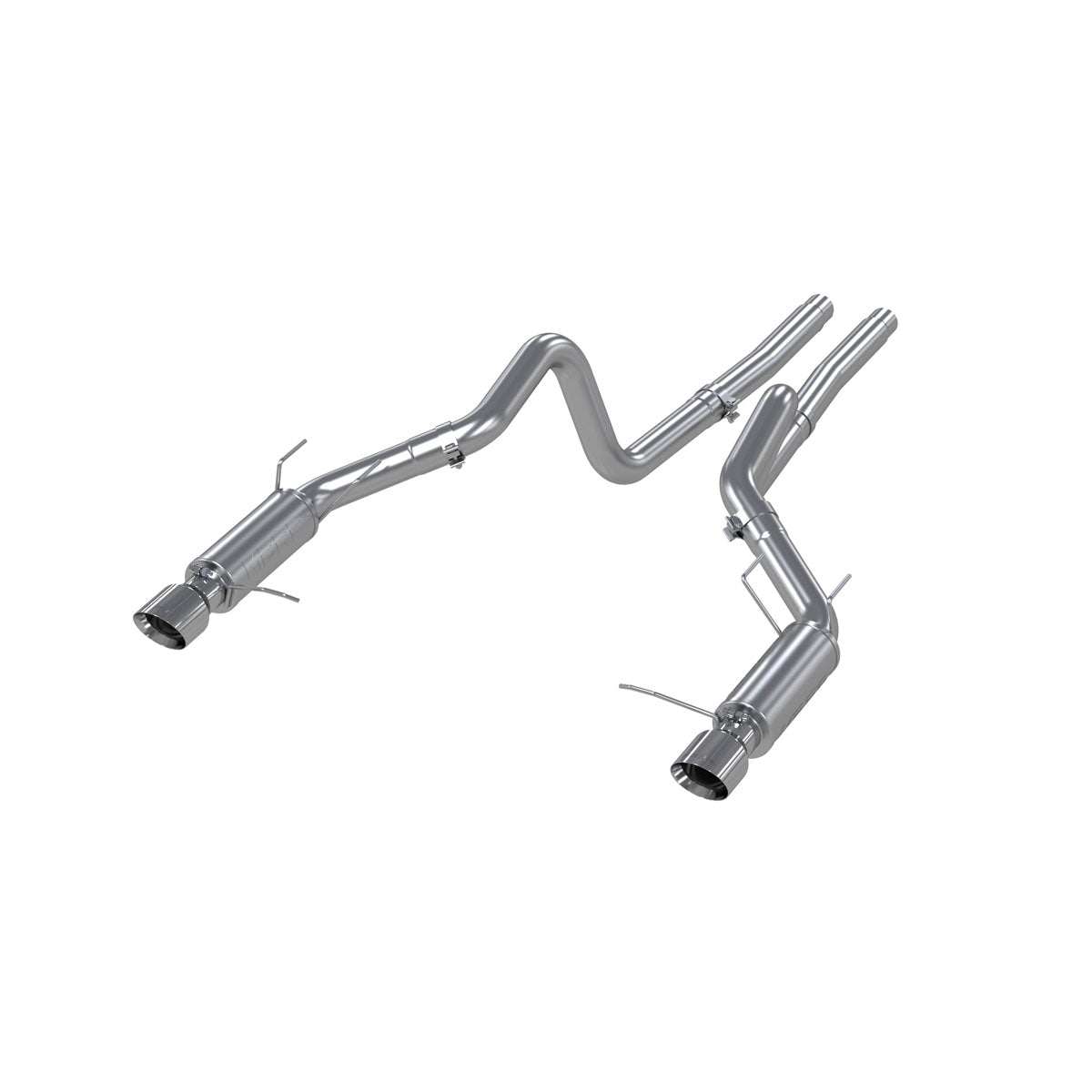 MBRP S7260304 3 Inch Cat Back Exhaust System Dual Split Rear Race Version 4.5 Inch Tips T304 Stainless Steel
