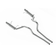 MBRP S7264409 3 Inch Cat Back Exhaust System Dual Split Rear Race Version T409 Stainless Steel