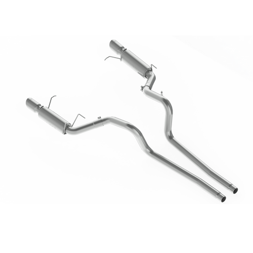 MBRP S7264409 3 Inch Cat Back Exhaust System Dual Split Rear Race Version T409 Stainless Steel