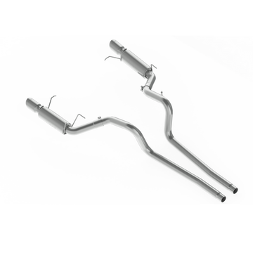 MBRP S7264409 3 Inch Cat Back Exhaust System Dual Split Rear Race Version T409 Stainless Steel
