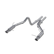 MBRP S7264409 3 Inch Cat Back Exhaust System Dual Split Rear Race Version T409 Stainless Steel