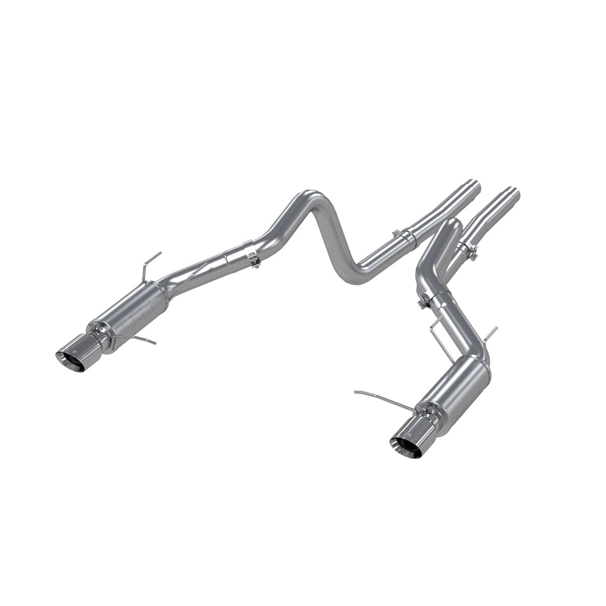 MBRP S7264409 3 Inch Cat Back Exhaust System Dual Split Rear Race Version T409 Stainless Steel