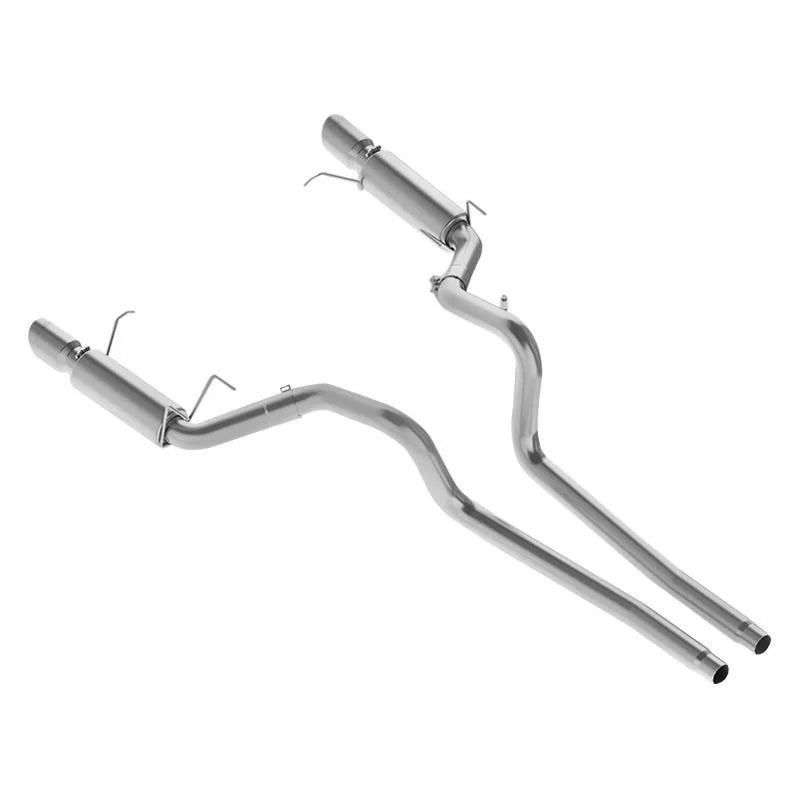 MBRP S7264AL 3in Cat Back Exhaust System Dual Split Rear Race Version Aluminized Steel