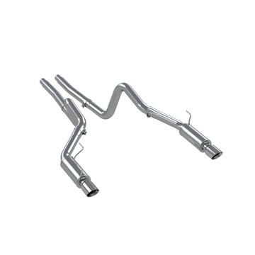MBRP S7270409 3in Cat Back Exhaust System Dual Split Rear Race Version T409 Stainless Steel 4 Inch Tips