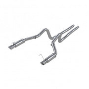MBRP S7270409 3in Cat Back Exhaust System Dual Split Rear Race Version T409 Stainless Steel 4 Inch Tips