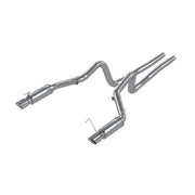 MBRP S7270AL Dual Mufflers Cat Back Exhaust System Dual Split Rear Street Version 4 Inch Tips