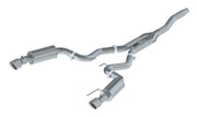 MBRP S7274409 3 Inch Cat Back Exhaust System Dual Split Rear Street Version 4.5 Inch Tips T409 Stainless Steel