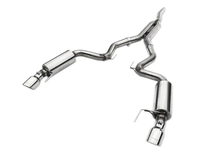 MBRP S7274409 3 Inch Cat Back Exhaust System Dual Split Rear Street Version 4.5 Inch Tips T409 Stainless Steel
