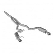 MBRP S7274AL 3 Inch Cat Back Exhaust System Dual Split Rear Street Version 4.5 Inch Tips Aluminized Steel
