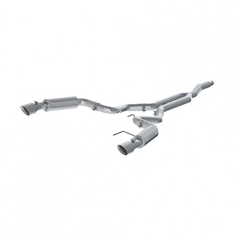 MBRP S7275AL 3 Inch Cat Back Exhaust System Dual Split Rear Aluminized Steel 4.5 Inch Tips