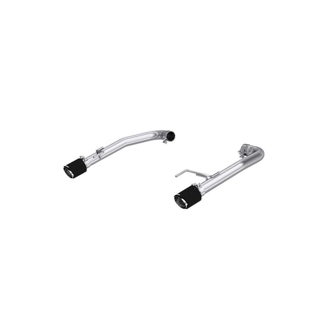 MBRP S72763CF - 2015-Up Ford Mustang GT 5.0L, T305 Stainless Steel 2.5 Inch Axle-Back with Carbon Fiber Tips, MBRP