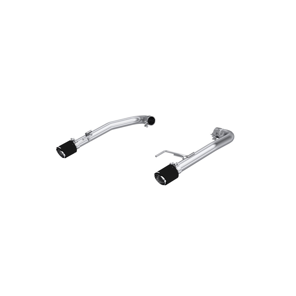 MBRP S72763CF - 2015-Up Ford Mustang GT 5.0L, T305 Stainless Steel 2.5 Inch Axle-Back with Carbon Fiber Tips, MBRP