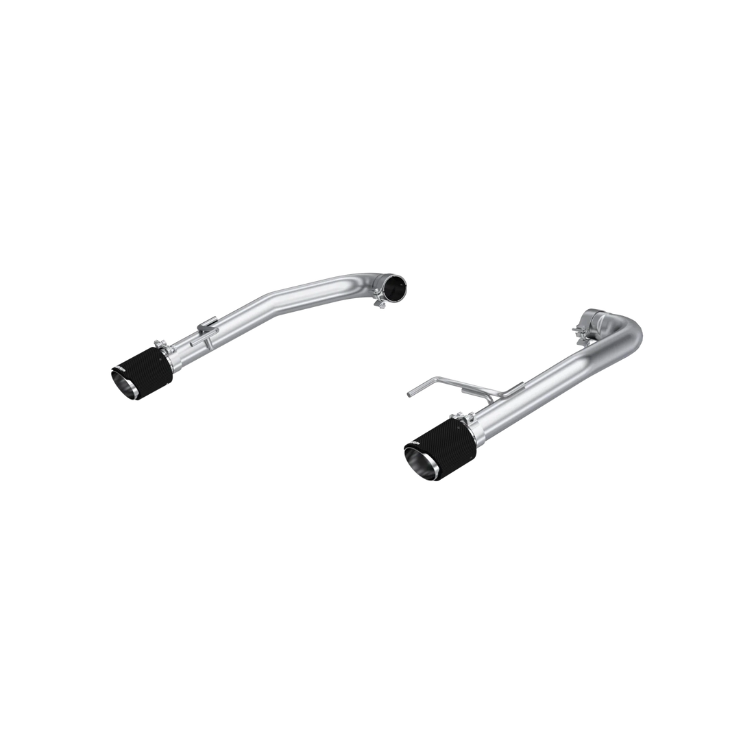 MBRP S72763CF - 2015-Up Ford Mustang GT 5.0L, T305 Stainless Steel 2.5 Inch Axle-Back with Carbon Fiber Tips, MBRP