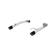 MBRP S72763CF - 2015-Up Ford Mustang GT 5.0L, T305 Stainless Steel 2.5 Inch Axle-Back with Carbon Fiber Tips, MBRP