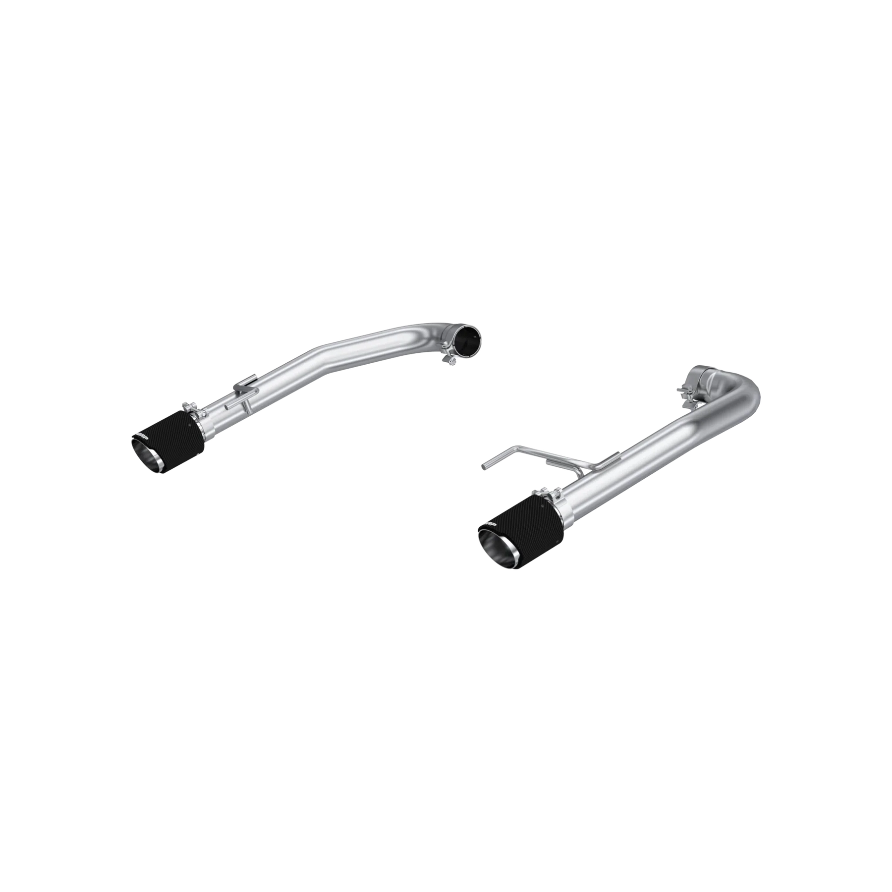 MBRP S72763CF - 2015-Up Ford Mustang GT 5.0L, T305 Stainless Steel 2.5 Inch Axle-Back with Carbon Fiber Tips, MBRP