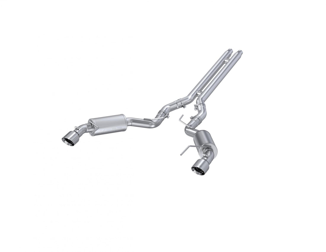 MBRP S7277409 3 Inch Cat Back Exhaust System Dual Split Rear Street Version 4.5 Inch Tips T409 Stainless Steel