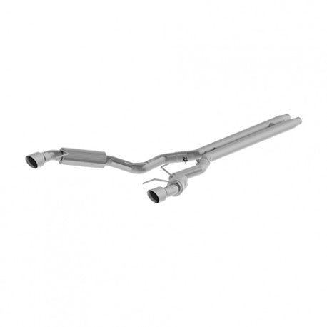 MBRP S7278AL 3 Inch Cat Back Exhaust System Dual Split Rear Aluminized Steel 4.5 Inch Tips
