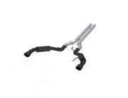 MBRP S7278BLK 3 Inch Cat Back Exhaust System Dual Split Rear Race Version 4.5 Inch Tips Armor BLK
