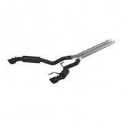 MBRP S7278BLK 3 Inch Cat Back Exhaust System Dual Split Rear Race Version 4.5 Inch Tips Armor BLK