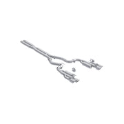 MBRP S7282304 - 24-Up Ford Mustang GT 5.0L, Armor Pro T304 Stainless Steel 3 Inch Cat-Back Dual Split Rear with Quad Tips, Race Profile MBRP 1
