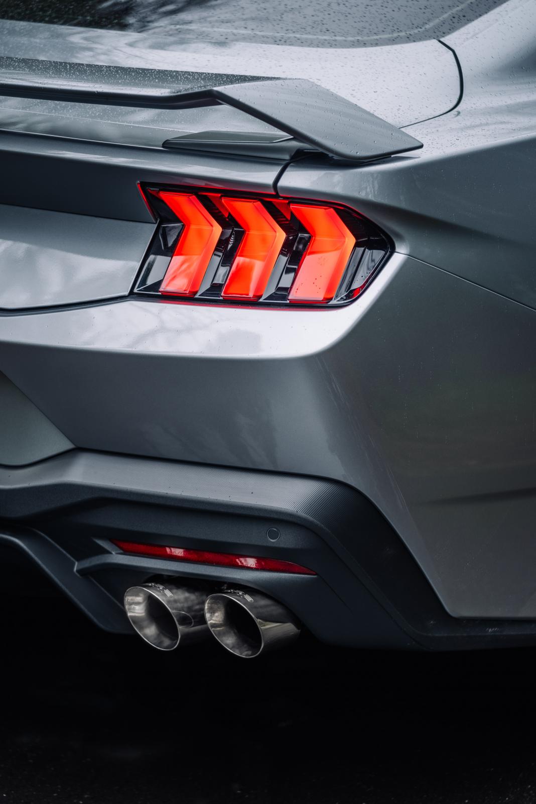 MBRP S7282304 - 24-Up Ford Mustang GT 5.0L, Armor Pro T304 Stainless Steel 3 Inch Cat-Back Dual Split Rear with Quad Tips, Race Profile MBRP 3