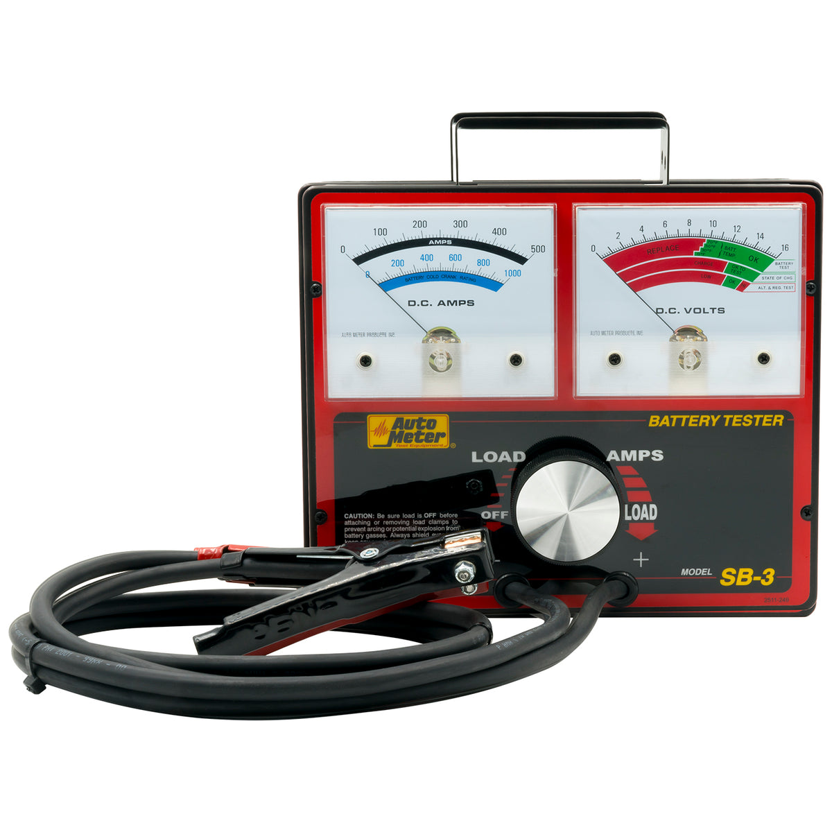 AutoMeter SB-3 - BATTERY TESTER, 500 AMP FOR 12 VOLT SYSTEMS 3