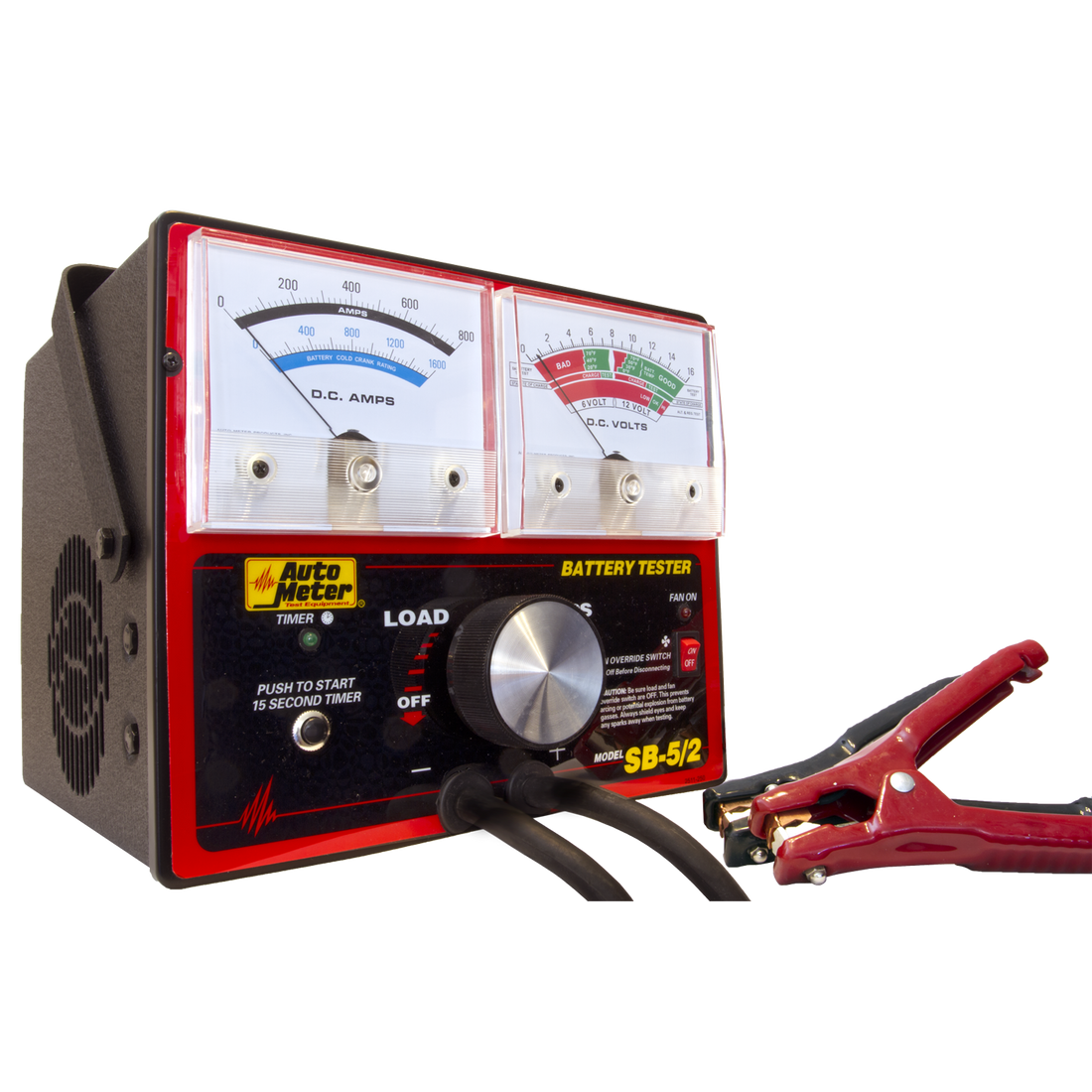AutoMeter SB-5/2 - BATTERY TESTER, 800 AMP W/UNLOADER