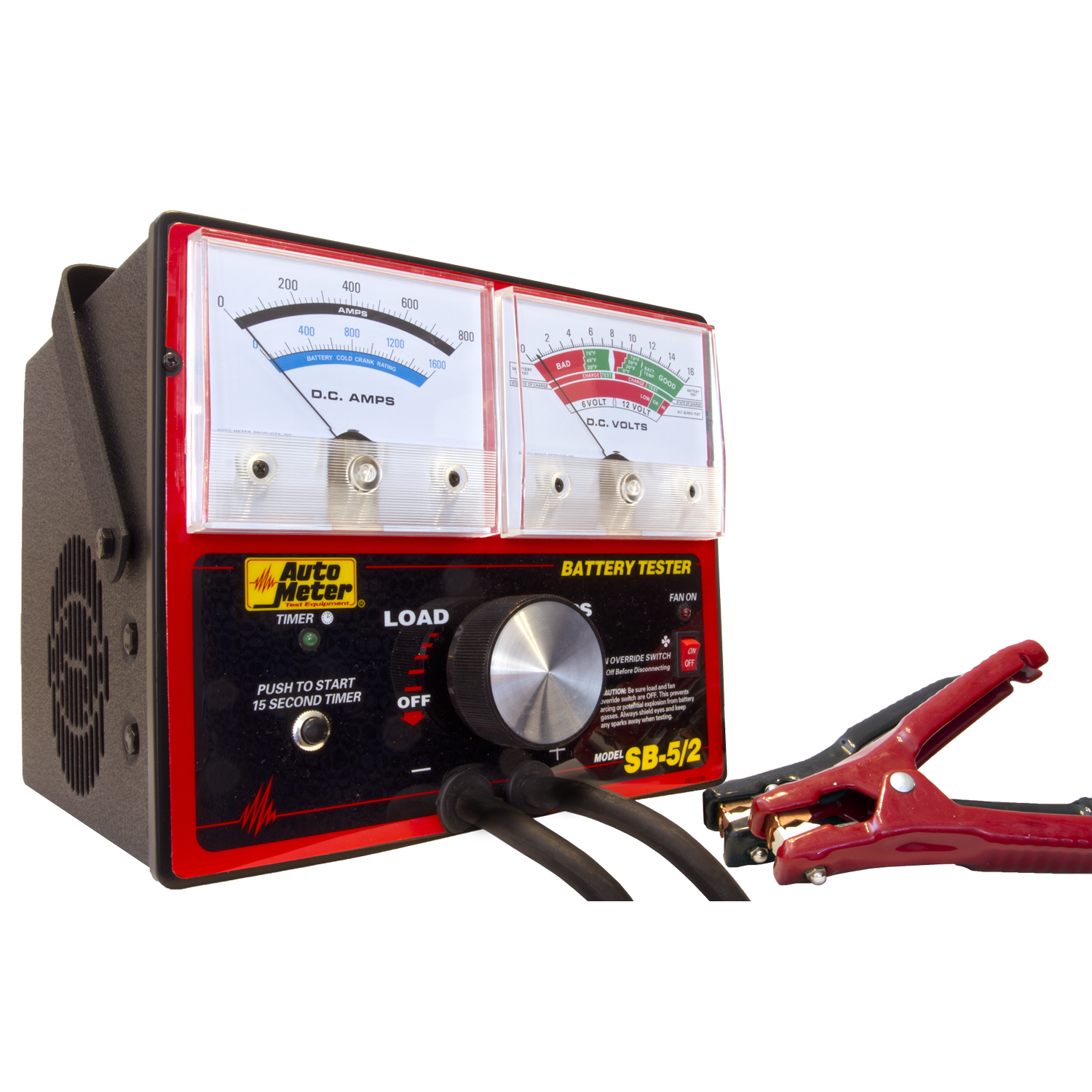 AutoMeter SB-5/2 - BATTERY TESTER, 800 AMP W/UNLOADER