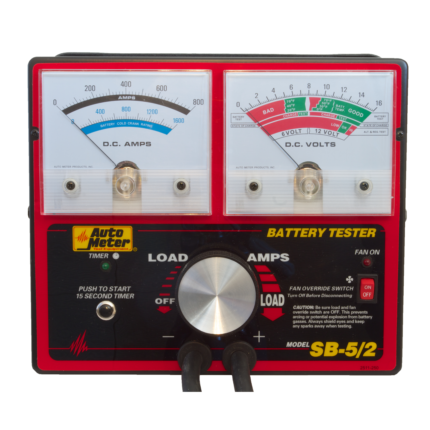 AutoMeter SB-5/2 - BATTERY TESTER, 800 AMP W/UNLOADER