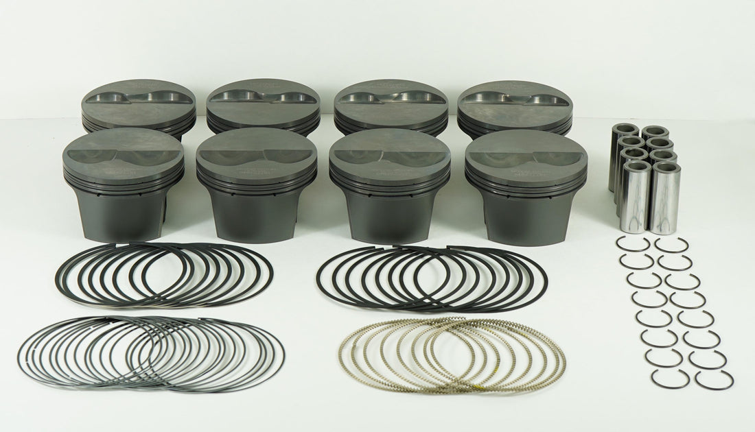Mahle Motorsport 197724930 - Piston (set) - SMALL BLOCK CHEVY 21 Deg FLAT TOP 2