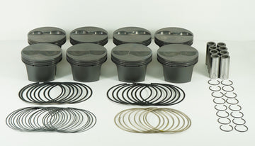 Mahle Motorsport 197724930 - Piston (set) - SMALL BLOCK CHEVY 21 Deg FLAT TOP 2