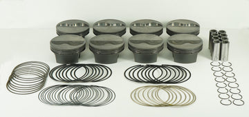 Mahle Motorsport 197753150 - Piston (set) - SMALL BLOCK CHEVY 21 Deg FLAT TOP 1