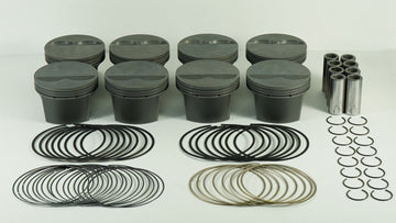 Mahle Motorsport 930204566-1 - Piston (ea) - SMALL BLOCK CHEVY 305ci FLAT TOP 2