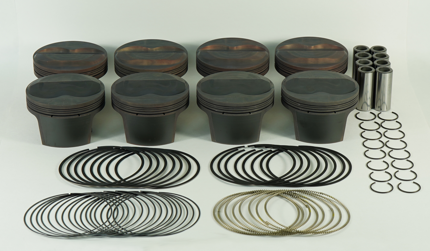 Mahle Motorsport 930208225T - Piston (set) - SMALL BLOCK CHEVY 23 Deg DOME 2