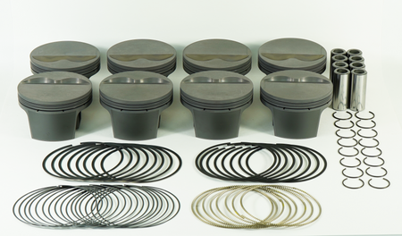 Mahle Motorsport 930200060 - Piston (set) - SMALL BLOCK CHEVY FLAT TOP 2