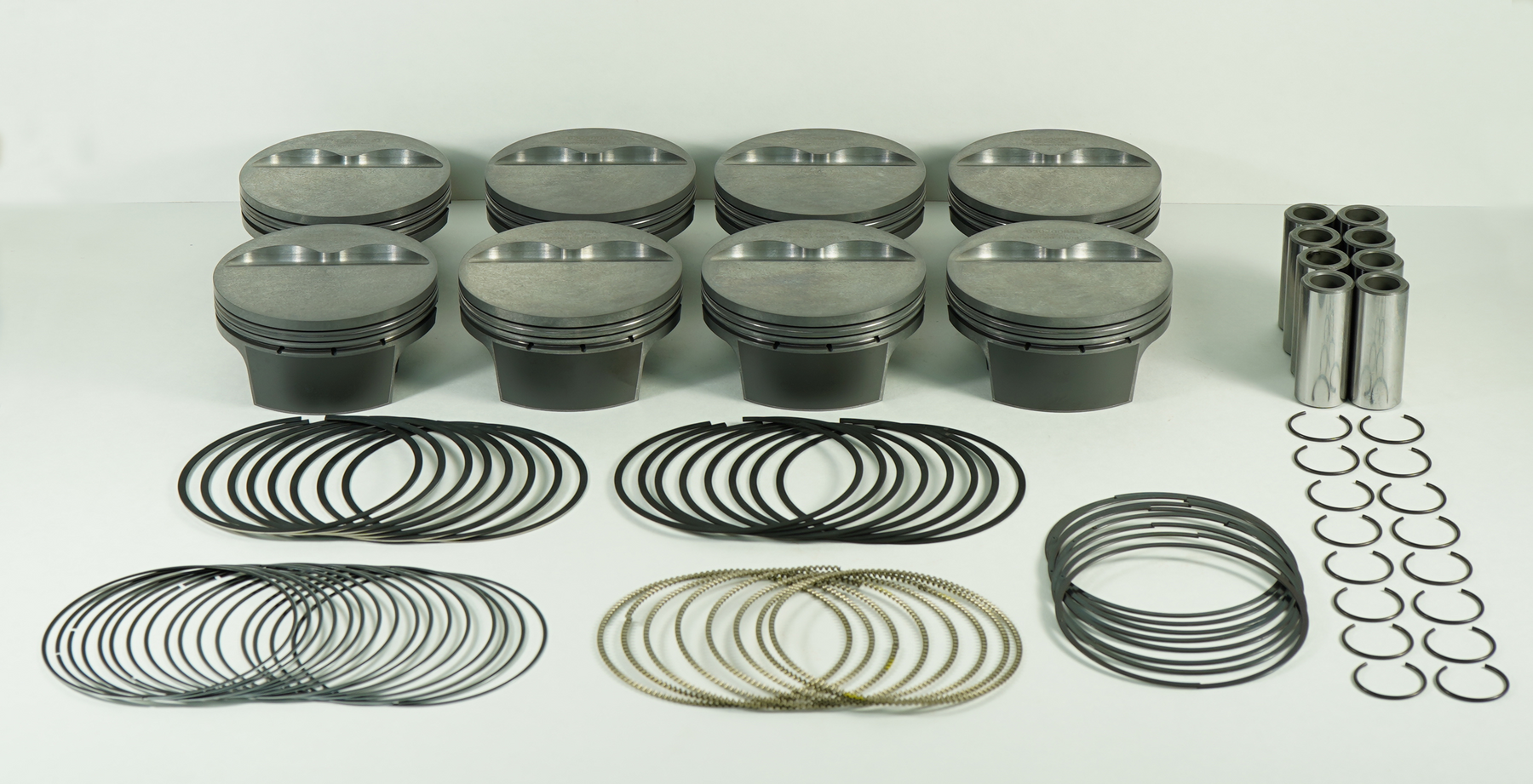 Mahle Motorsport 930200955T - Piston (set) - SMALL BLOCK CHEVY FLAT TOP 2