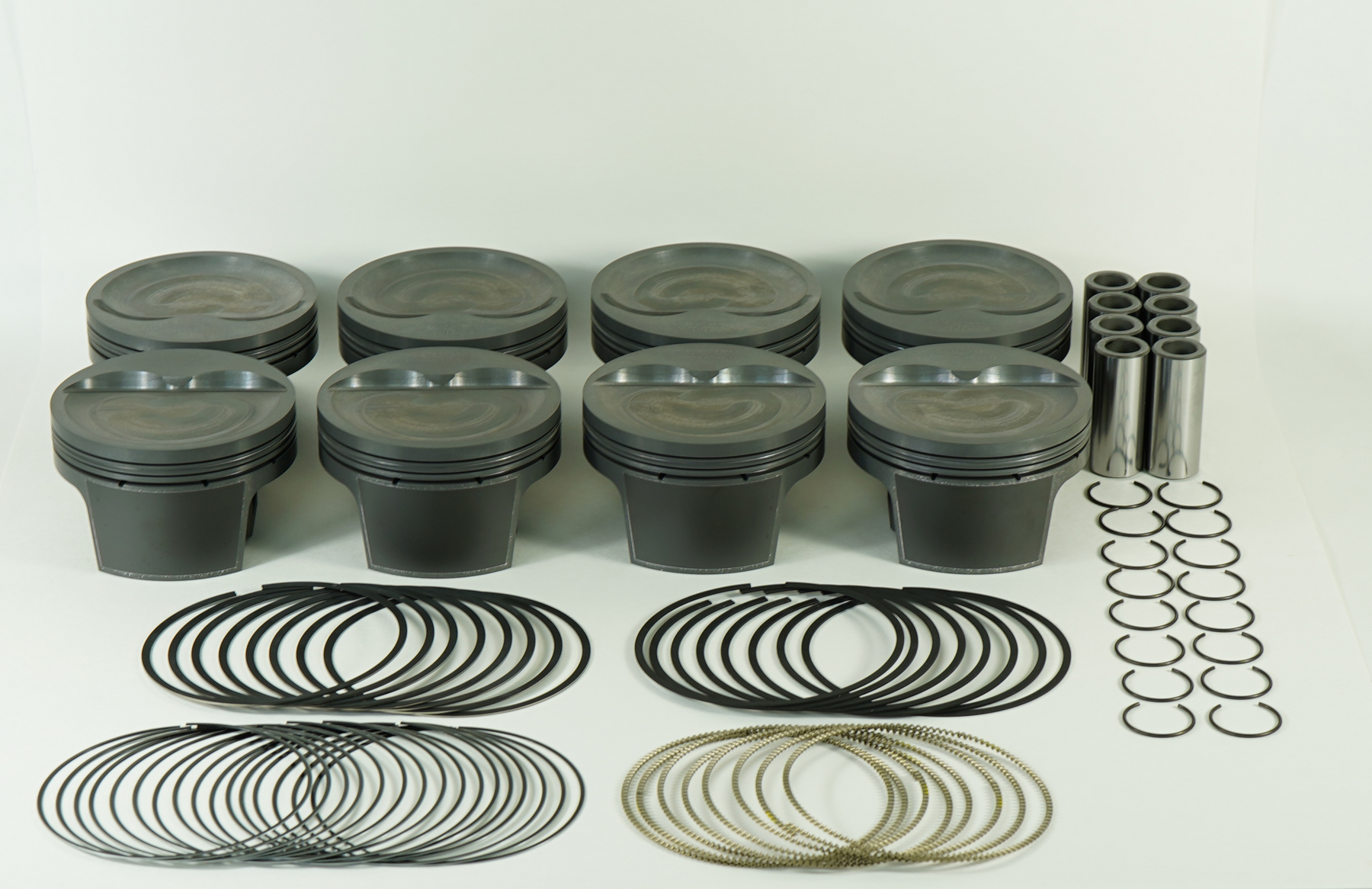 Mahle Motorsport 930210955T - Piston (set) - SMALL BLOCK CHEVY INVERTED DOME 2