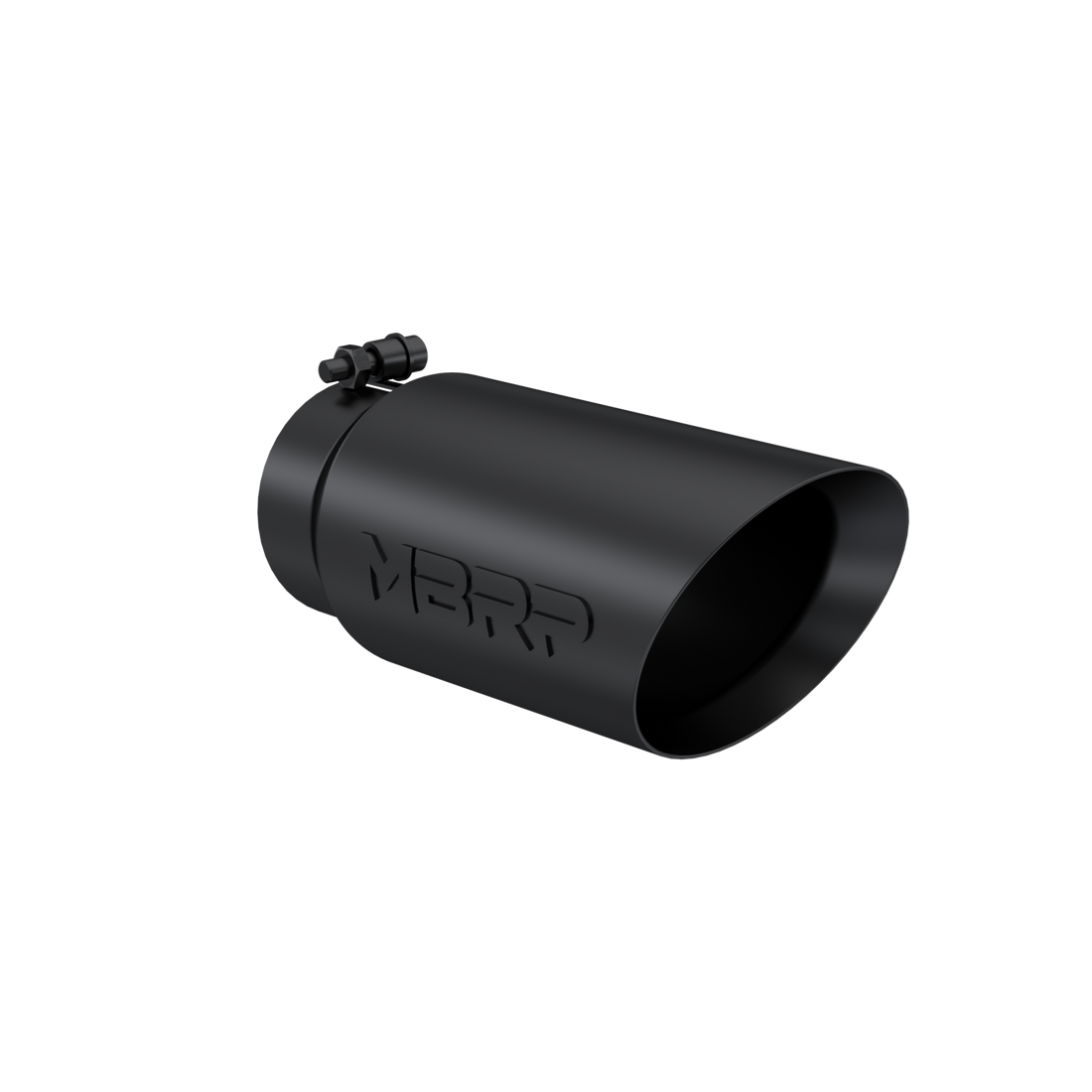 MBRP T5053BLK - Exhaust Tip 5 Inch O.D. Dual Wall Angled 4 Inch Inlet 12 Inch Length-Black Finish MBRP 1