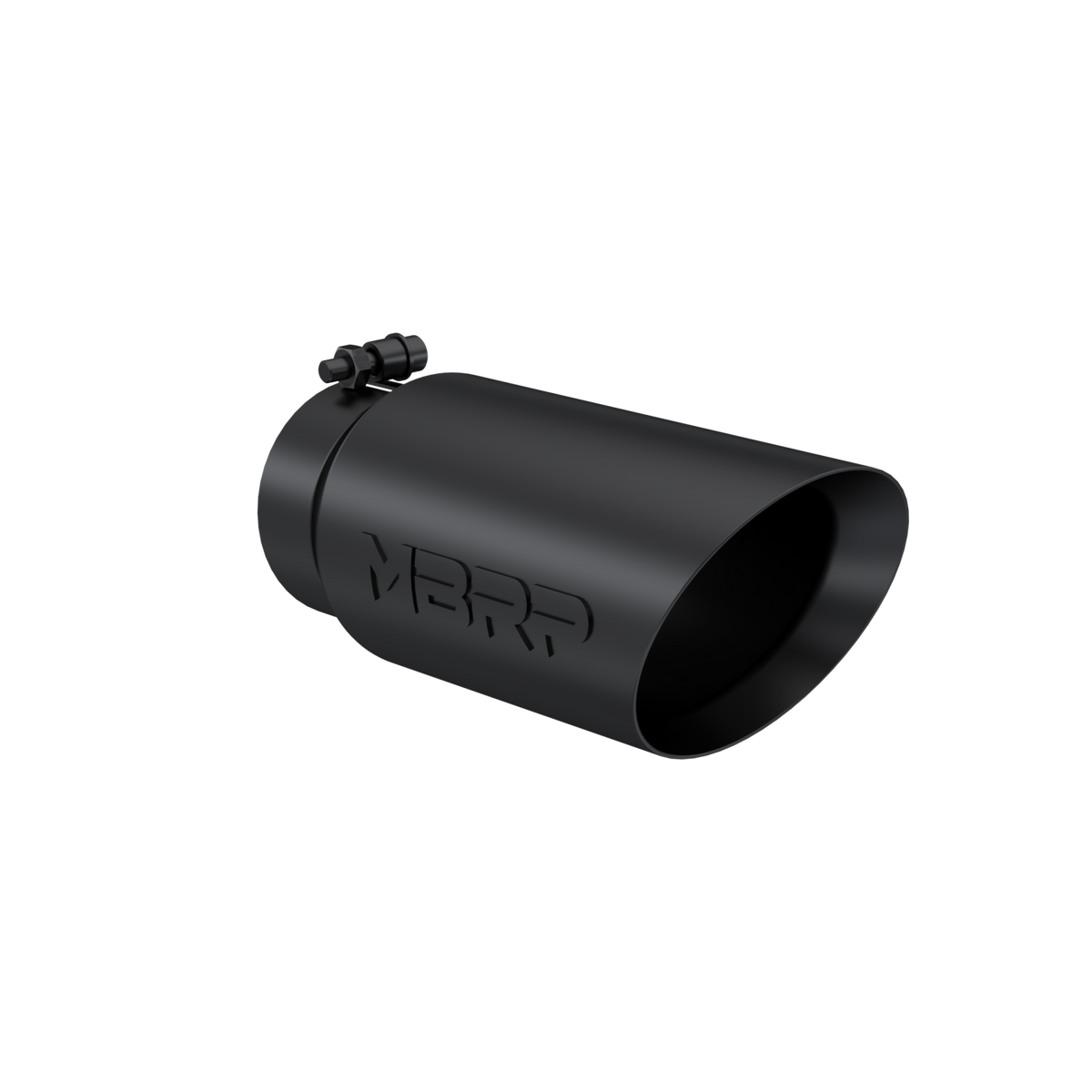 MBRP T5053BLK - Exhaust Tip 5 Inch O.D. Dual Wall Angled 4 Inch Inlet 12 Inch Length-Black Finish MBRP 1