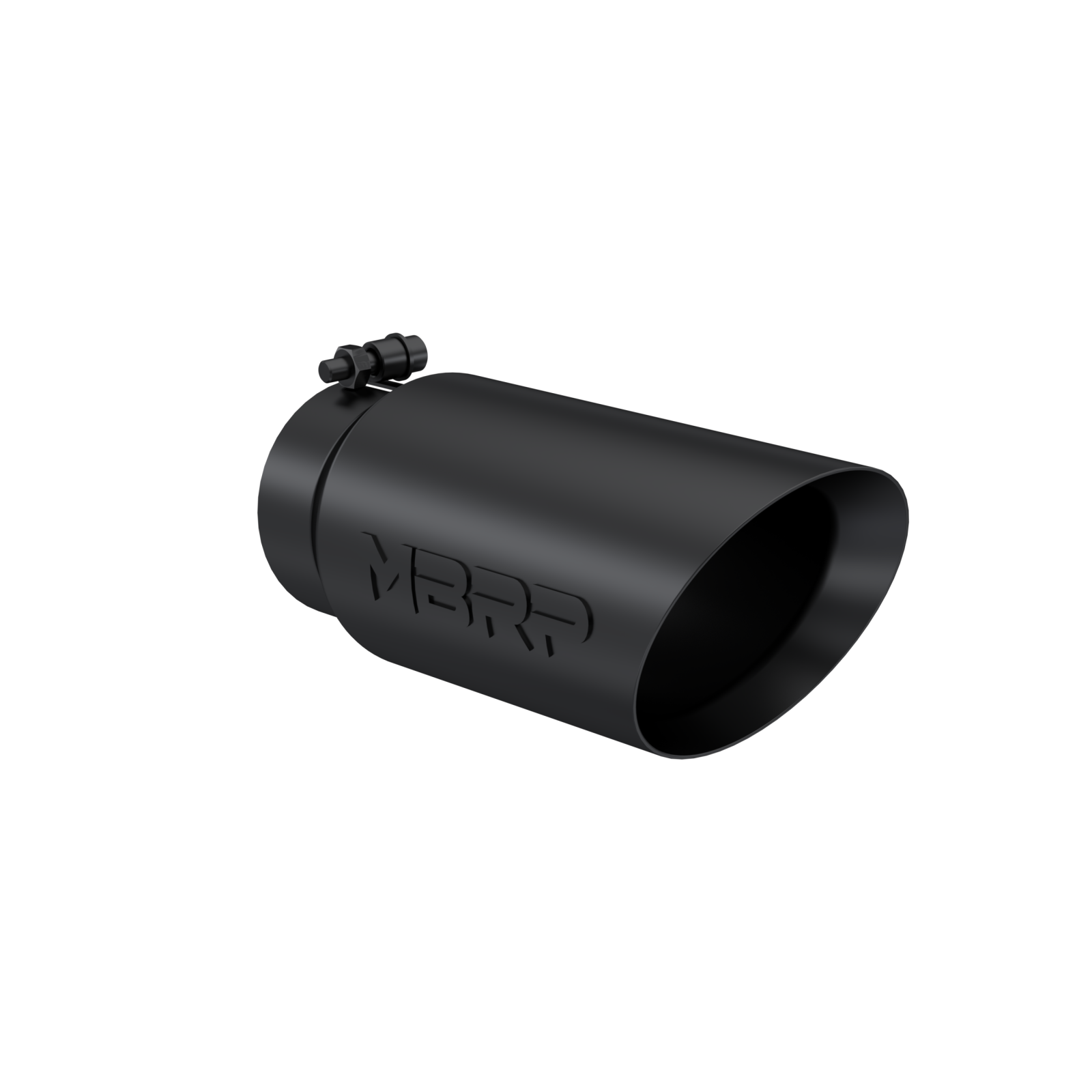 MBRP T5053BLK - Exhaust Tip 5 Inch O.D. Dual Wall Angled 4 Inch Inlet 12 Inch Length-Black Finish MBRP 1