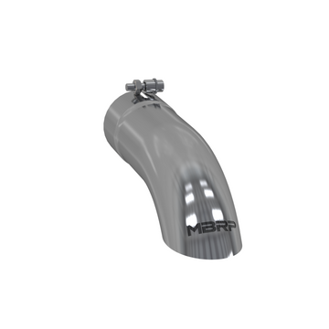 MBRP T5080 - Exhaust Tail Pipe Tip 3.5 Inch O.D. Turn Down 3.5 Inch Inlet 12 Inch Length T304 Stainless Steel MBRP