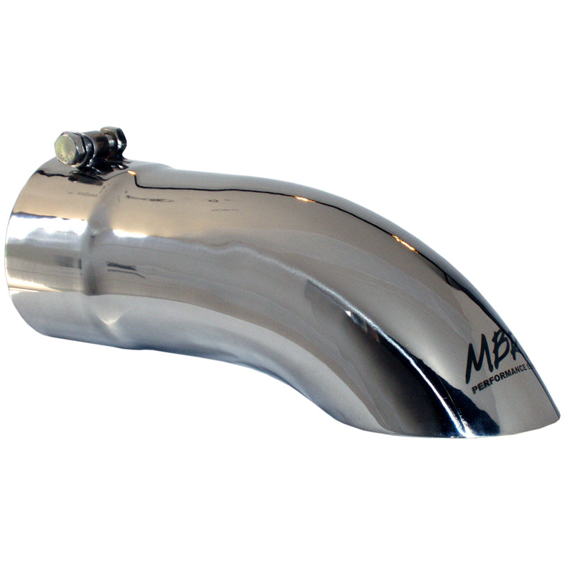 MBRP T5081 - Exhaust Tail Pipe Tip 4 Inch O.D. Turn Down 4 Inch Inlet 12 Inch Length T304 Stainless Steel MBRP 3